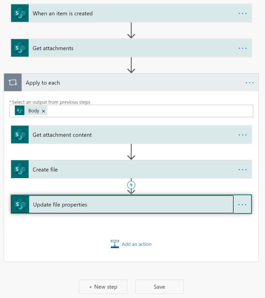 Upload a document to a Document Library and pass properties with PowerApps